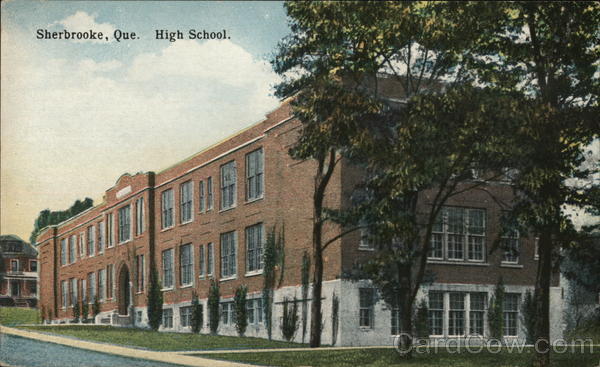 High School Building Sherbrooke QC Canada Quebec