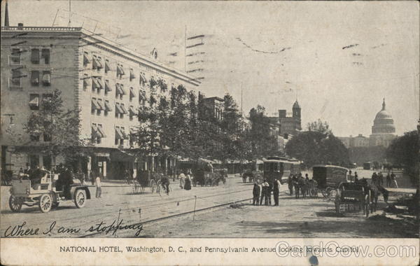 National Hotel Washington District of Columbia Washington DC