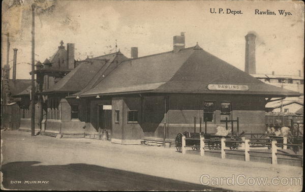Union Pacific Depot Rawlins Wyoming