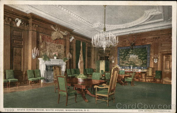 State Dining Room, White House Washington District of Columbia