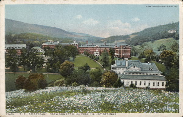 The Homestead from Sunset Hill Hot Springs Virginia