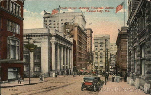 Tenth Street showing Financial District Kansas City Missouri