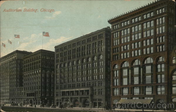 Auditorium Building Chicago Illinois