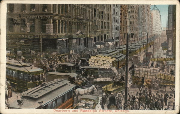 Dearborn and Randolph Streets Chicago Illinois