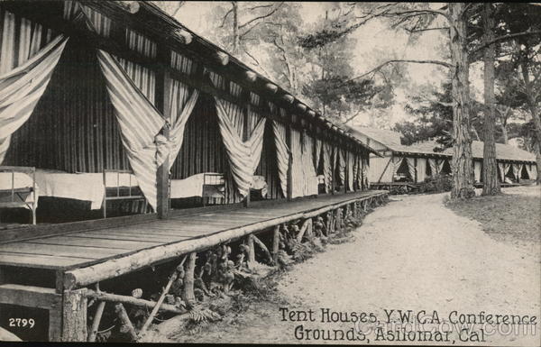 Tent Houses, Y.W.C.A. Conference Grounds Asilomar California