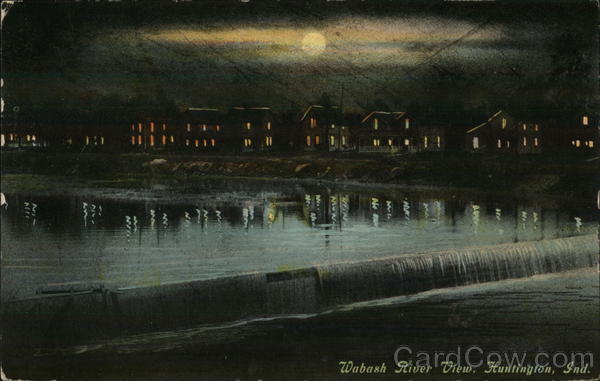 Wabash River View Huntington Indiana