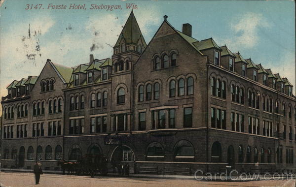 Foeste Hotel Sheboygan Wisconsin