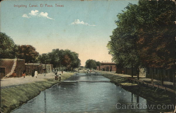 Irrigating Canal El Paso Texas