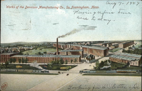 Dennison Manufacturing Co. Framingham Massachusetts