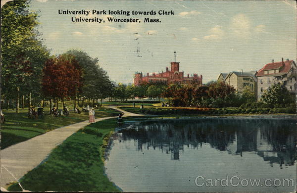 University Park Looking Toward Clark University Worcester Massachusetts