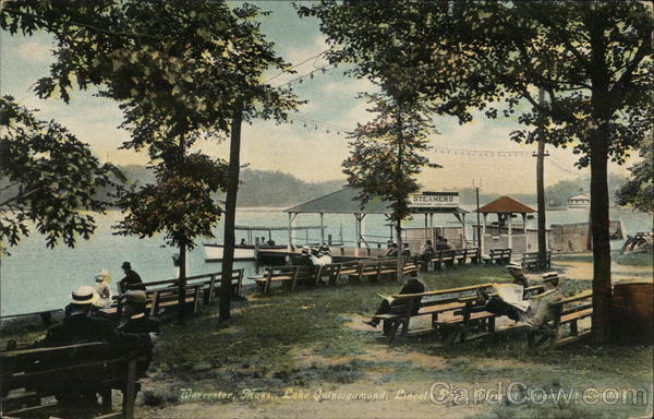 Lake Quinsigamond, Lincoln Park Steamboat Landing Worcester Massachusetts