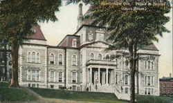 Court House Sherbrooke, QC Canada Quebec Postcard Postcard Postcard