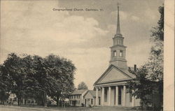 Congregational Church Castleton, VT Postcard Postcard Postcard