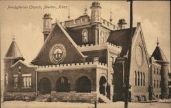 Presbyterian Church Newton, KS Postcard Postcard Postcard