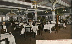 Davenports Dining Room Postcard