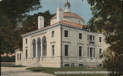 Sayles Memorial Hospital Postcard