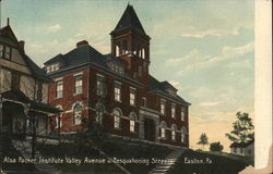Alsa Packer Institute Valley Avenue u. Nesquahoning Street Easton, PA Postcard Postcard Postcard