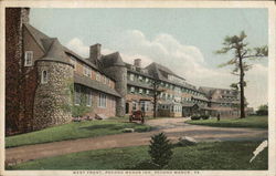 West Front, Pocono Manor Inn Pennsylvania Postcard Postcard Postcard