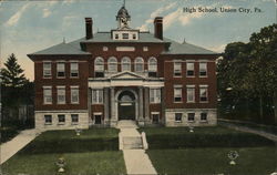 High School Union City, PA Postcard Postcard Postcard