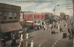 Boardwalk at Virginia Avenue Atlantic City, NJ Postcard Postcard Postcard
