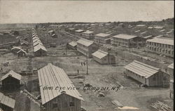 Bird's Eye View, Camp Dix Trenton, NJ Postcard Postcard 