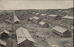 Bird's Eye View, Camp Dix Postcard