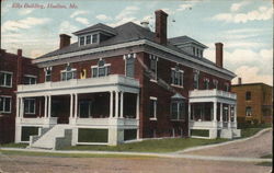 Elks Building Houlton, ME Postcard Postcard Postcard