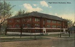 High School Rochester, MN Postcard Postcard Postcard