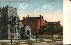 St. Matthias Church, Brownell Hall Postcard