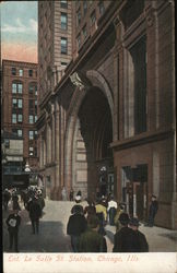 Entrance to La Salle Street Station Chicago, IL Postcard Postcard Postcard