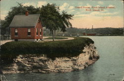 Guard House, Rock Island Arsenal Postcard