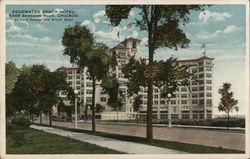 Edgewater Beach Motel Chicago, IL Postcard Postcard Postcard