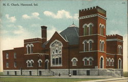 Methodist Episcopal Church Hammond, IN Postcard Postcard Postcard