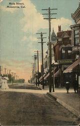 Main Street Monrovia, CA Postcard Postcard Postcard