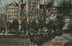 Central Park and Auditorium Los Angeles, CA Postcard Postcard Postcard