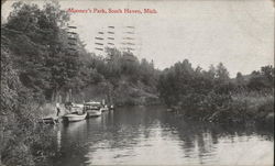 Mooney's Park South Haven, MI Postcard Postcard Postcard