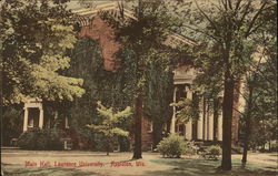 Lawrence University - Main Hall Appleton, WI Postcard Postcard Postcard
