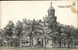 Catholic Church Kearney, NE Postcard Postcard Postcard