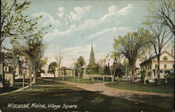 Village Square Postcard