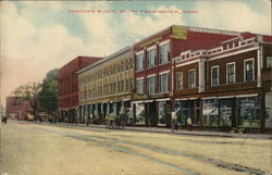 Concord Block Framingham, MA Postcard Postcard Postcard