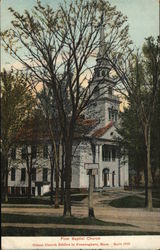 First Baptist Church Framingham, MA Postcard Postcard Postcard