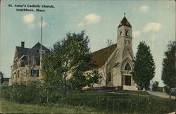 St. Anne's Catholic Church Southboro, MA Postcard Postcard Postcard