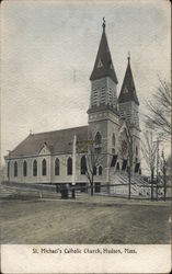 St. Michael's Catholic Church Hudson, MA Postcard Postcard Postcard