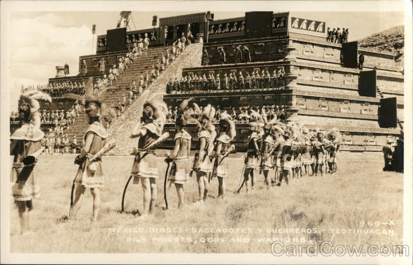 High Priests, Gods and Warriors On Pyramid Mexico