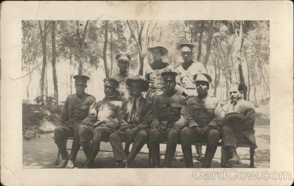 Group of Soldiers Posing for Photo People in Uniform