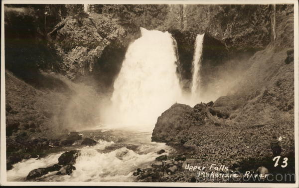 Upper Falls, McKenzie River Willamette Oregon