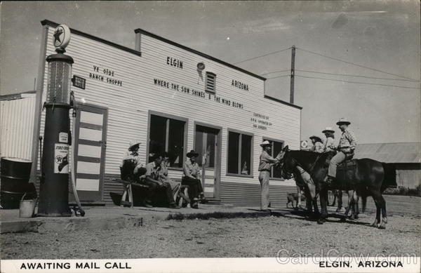 Awaiting Mail Call Elgin Arizona