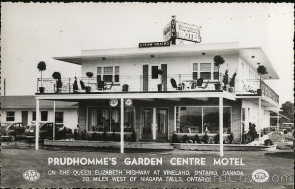 Prudhomme's Garden Centre Motel Vineland ON Canada