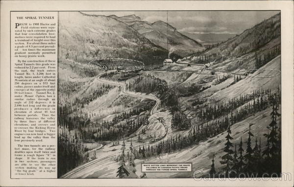 The Spiral Tunnels AB Canada Alberta