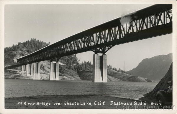 Pit River Bridge Over Shasta Lake California